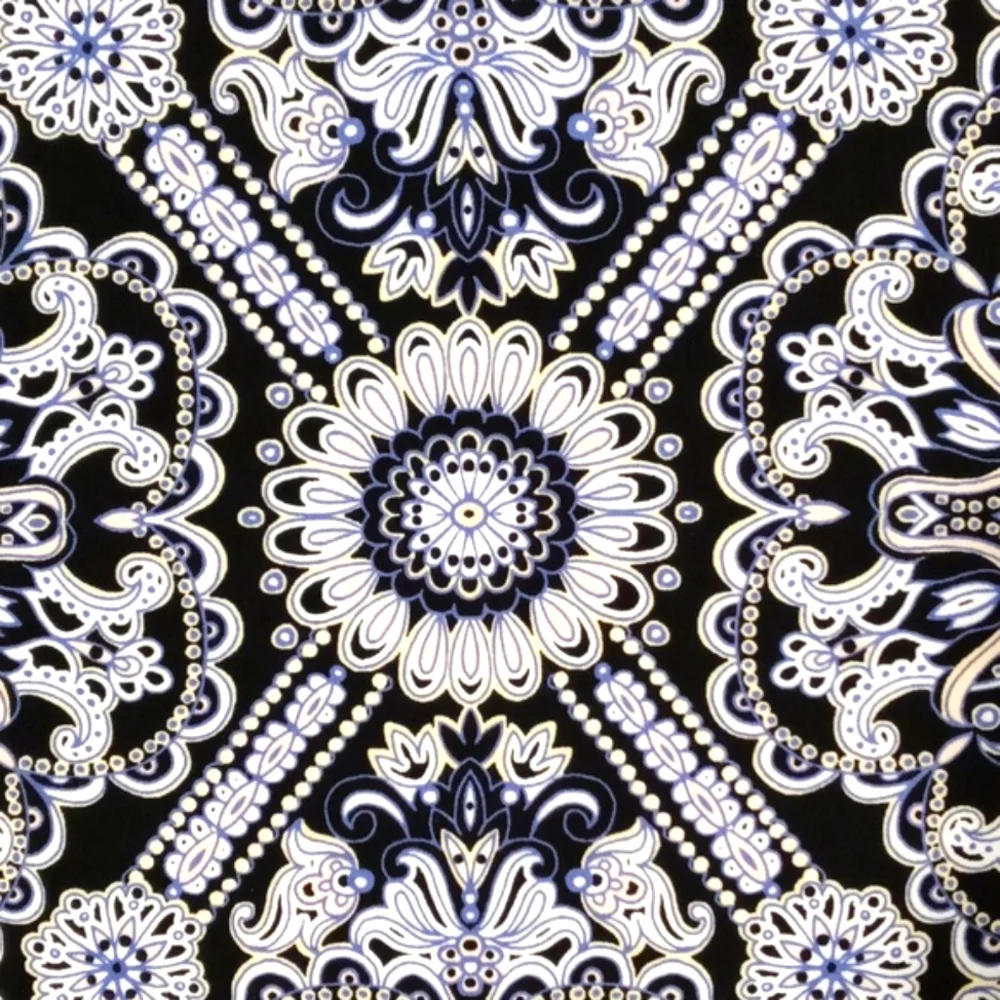 🖤White House Black Market🖤 - Black/Gray/Blue Paisley Cold Shoulder Tunic Top